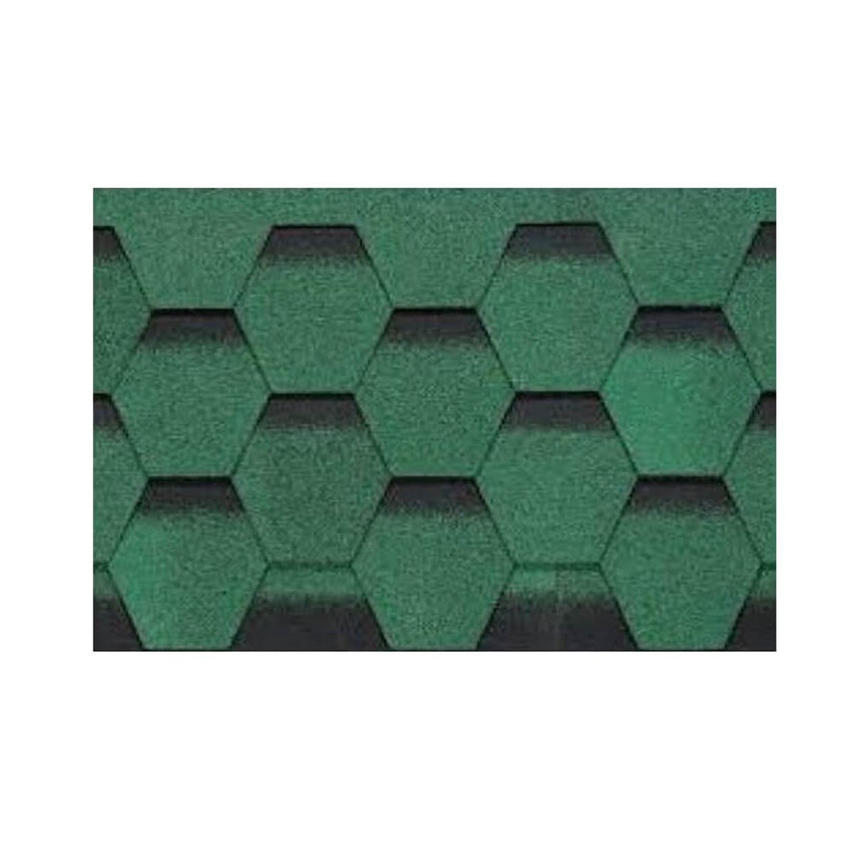 Winroof Petek Shingle Yeşil (2,61 M2 / Paket)